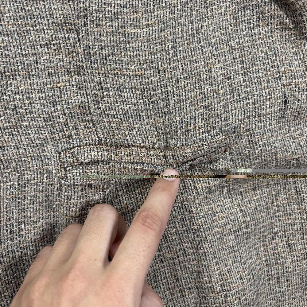 Flax By Jeanne Engelhart Blouse Top Size 1G XL Brown 100% Linen Woven Button Up - Picture 6 of 10